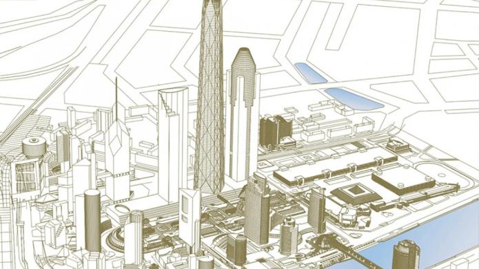 Как должна была выглядеть Москва-Сити?