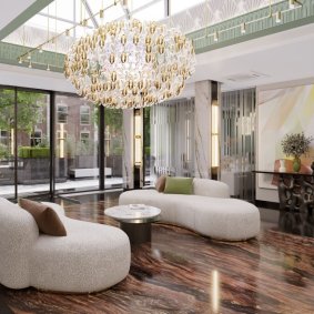 Высота потолков: 3,7–5,2 м