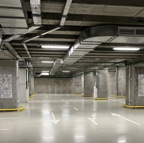 Подземный паркинг (250 машиномест)