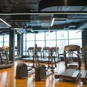 Фитнес-зона с панорамным видом