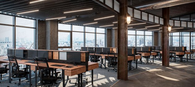 Высота потолков – 2,8-3,2 м