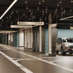 Паркинг на 200 мест