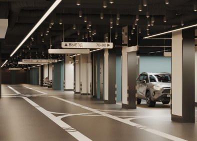 Паркинг на 200 мест