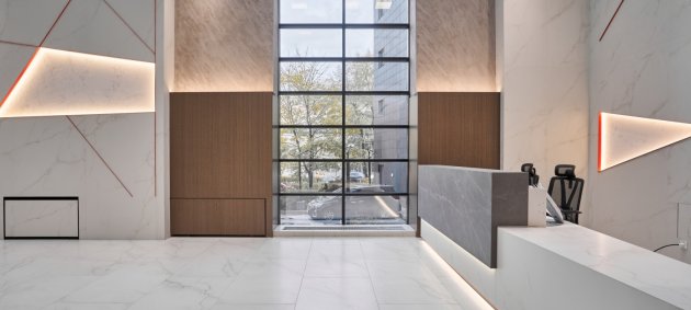 Офисные помещения с панорамным остеклением